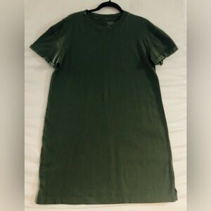 Time and Tru Green Mini Dress Short Sleeves